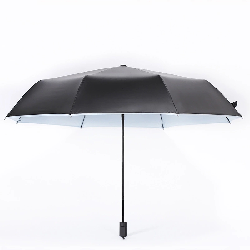 三折黑胶伞 晴雨两用伞 促销小礼品