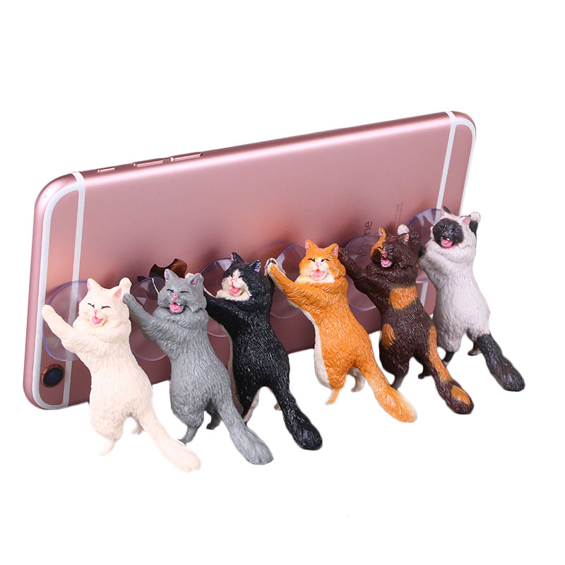 创意可爱小猫手机支架 实用小赠品