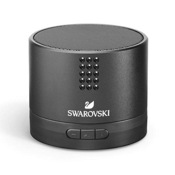 施华洛世奇（SWAROVSKI） 蓝牙音箱（黑色） 15颗镶嵌水晶迷你便携音响 创意高档礼品