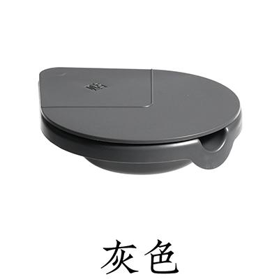 OPP袋装隐藏式桌底可分离易清洗不锈钢烟灰缸--灰色
