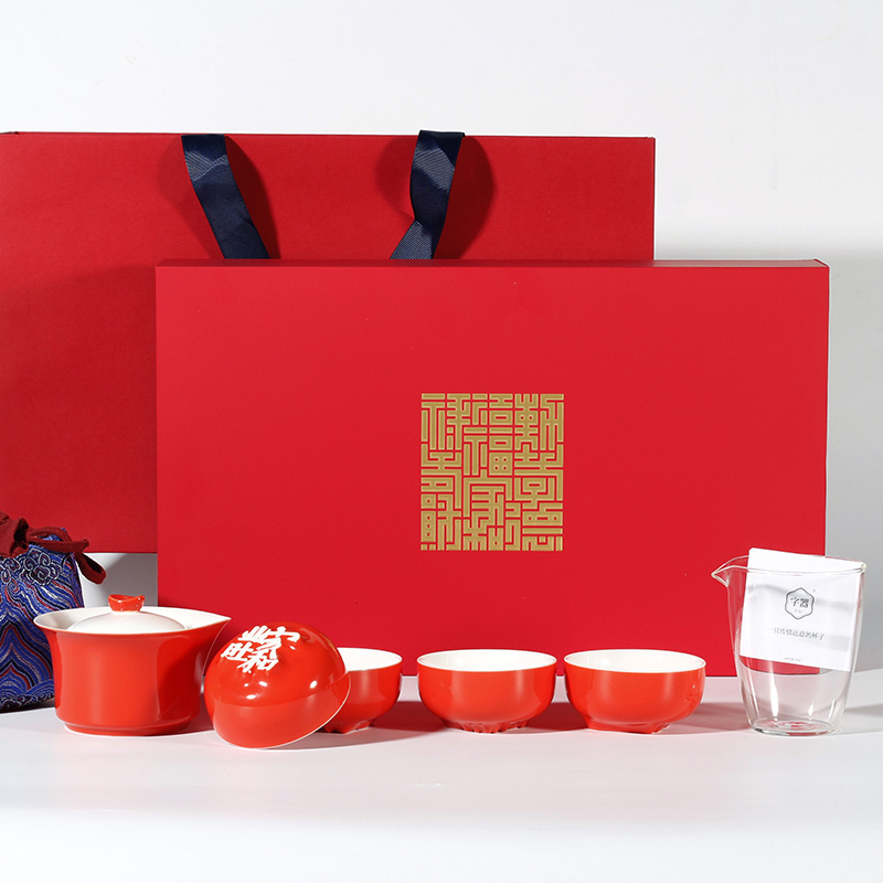 【 · 圆满】创意特色茶具套装 一壶四杯 商务礼品送什么合适