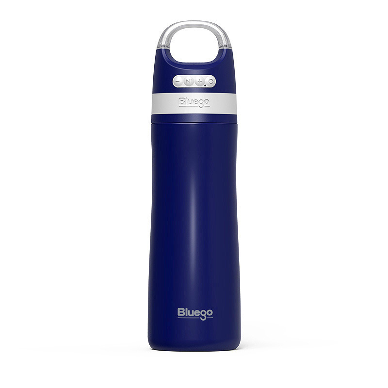 Bluego小蓝狗智能音乐防水 不锈钢通话便携保温杯  节日礼品