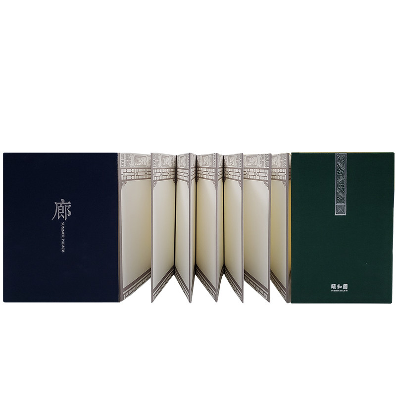【颐和园】颐和玲廊风琴笔记本 DIY手账本 办公文创用品