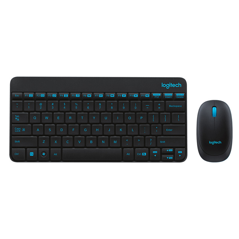 罗技（Logitech）无线键鼠套装MK245 简约素色Nano键盘鼠标套装（带2.4G无线接收器） 办公礼品