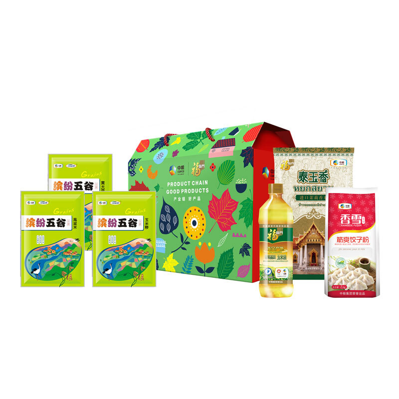 中粮·御福礼粮油套装A 玉米油香米杂粮礼盒 春节礼品送什么好