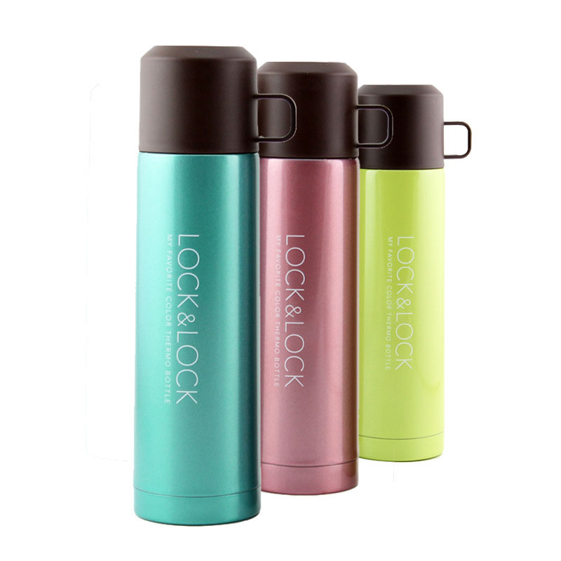  乐扣乐扣（Lock&Lock）大容量304不锈钢真空保温杯470ML 团建小奖品