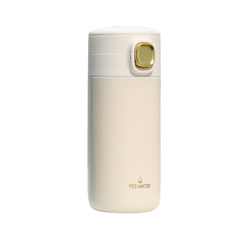 豌豆保温杯创意弹跳定制杯子360ml 公司员工生日礼物