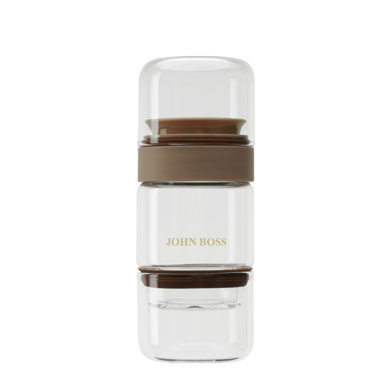 JOHN BOSS（英国）   随行泡茶玻璃杯三件套     企业礼品定制