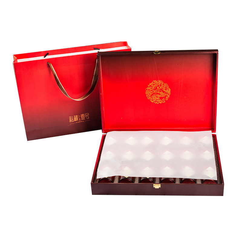 【私藏壹号】六合一茶叶组合套装 大红袍+正山小种+ 茉莉+ 小青柑+金骏眉+铁观音礼盒 商务客户礼品