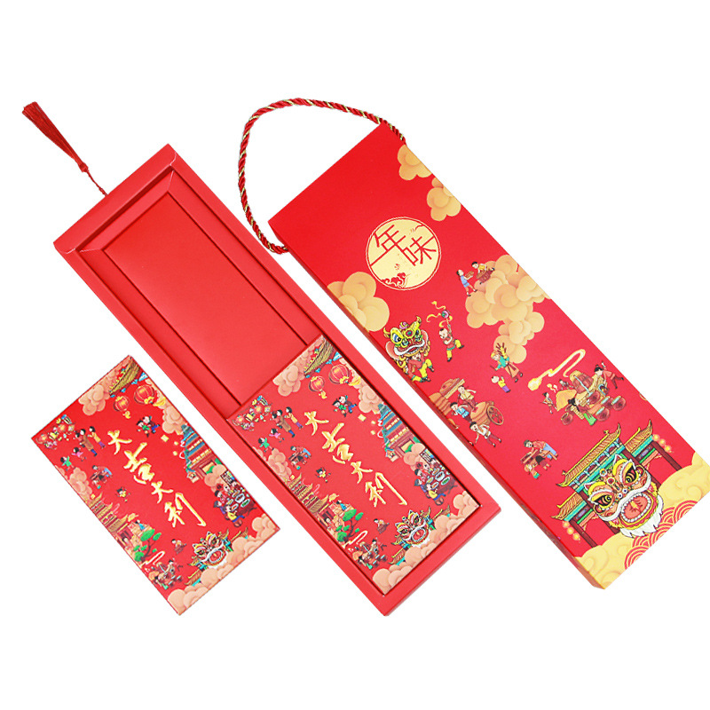 年味春联大礼盒 对联+红包+福字+窗花 虎年年会伴手礼有哪些