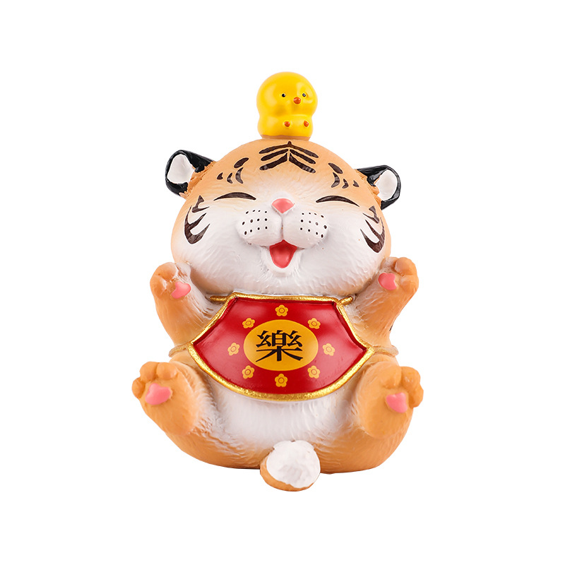 虎虎生威盲盒摆件 过新年国风小老虎喜庆卡通动物公仔 精选盲盒礼品