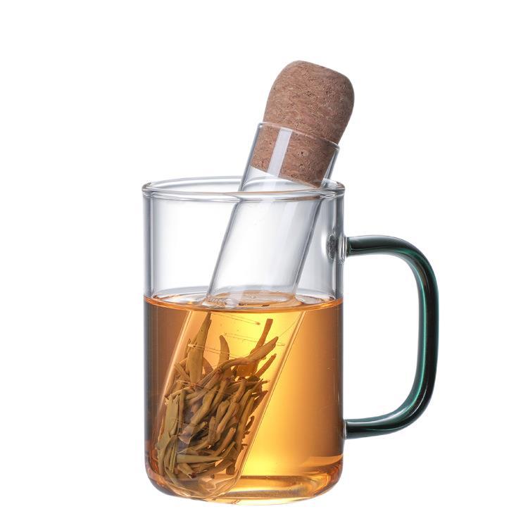 透明玻璃茶漏滤茶器 试管泡茶器茶叶过滤器 送员工什么好