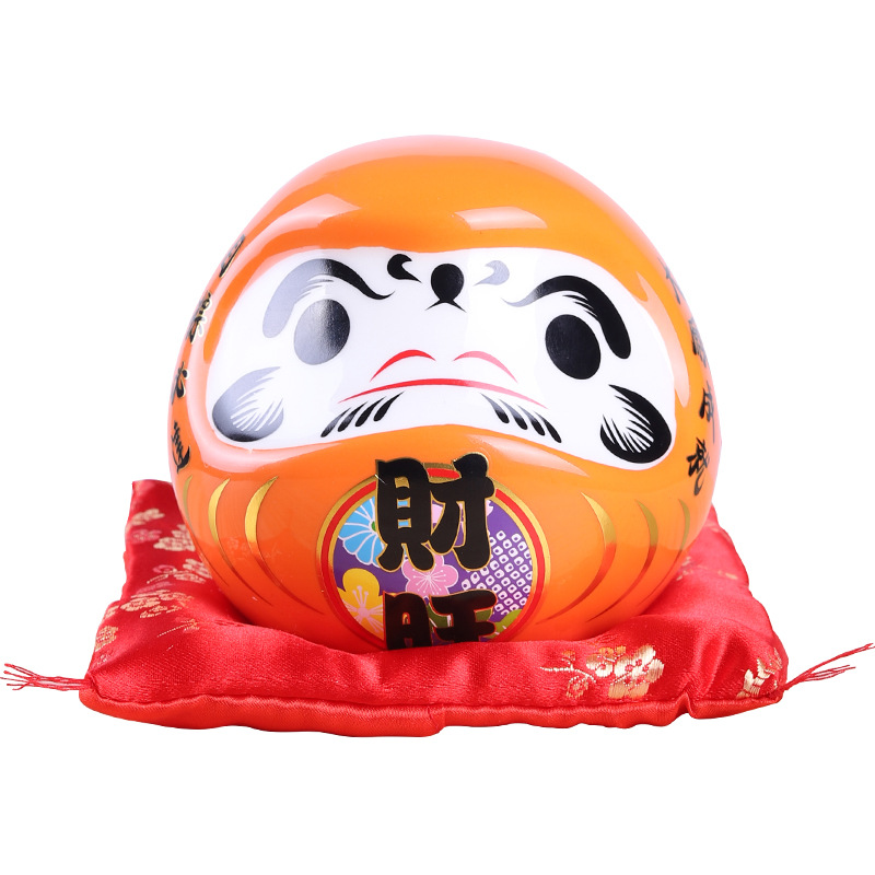 达摩陶瓷摆件 存钱罐储蓄罐 新年创意礼品