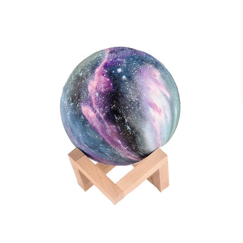 3D星空灯极光小夜灯 装饰灯氛围灯拍拍灯触摸灯带底座 实用活动奖品