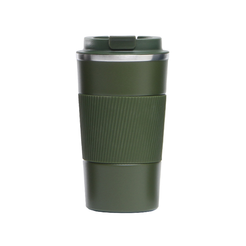 便携时尚咖啡杯 创意商务休闲保温杯便携车载汽车杯500ml 实用活动奖品