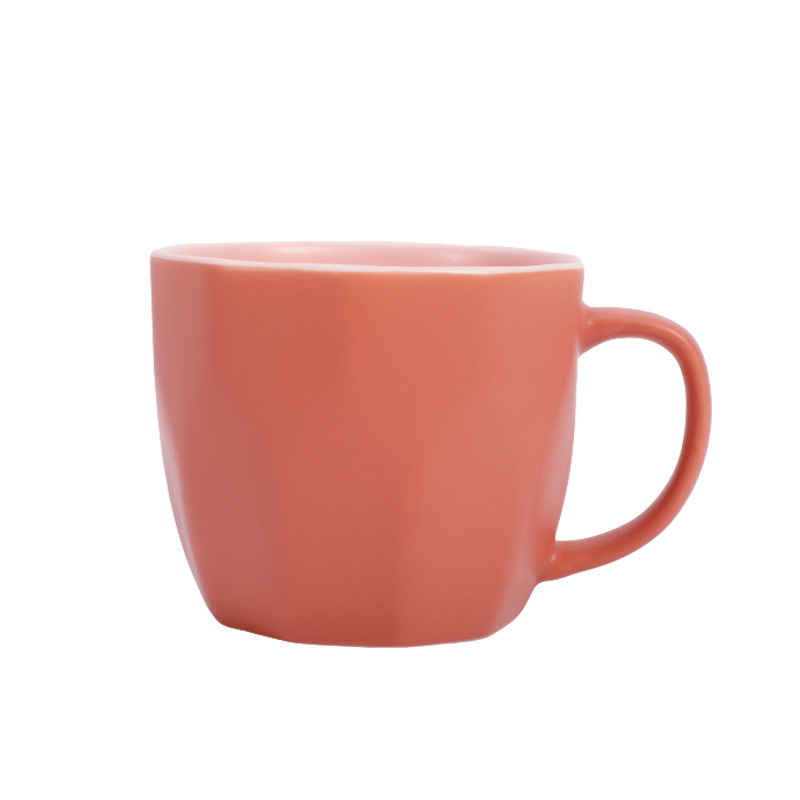 南瓜马克杯创意咖啡杯 家用水杯多彩陶瓷杯早餐杯  活动宣传礼品