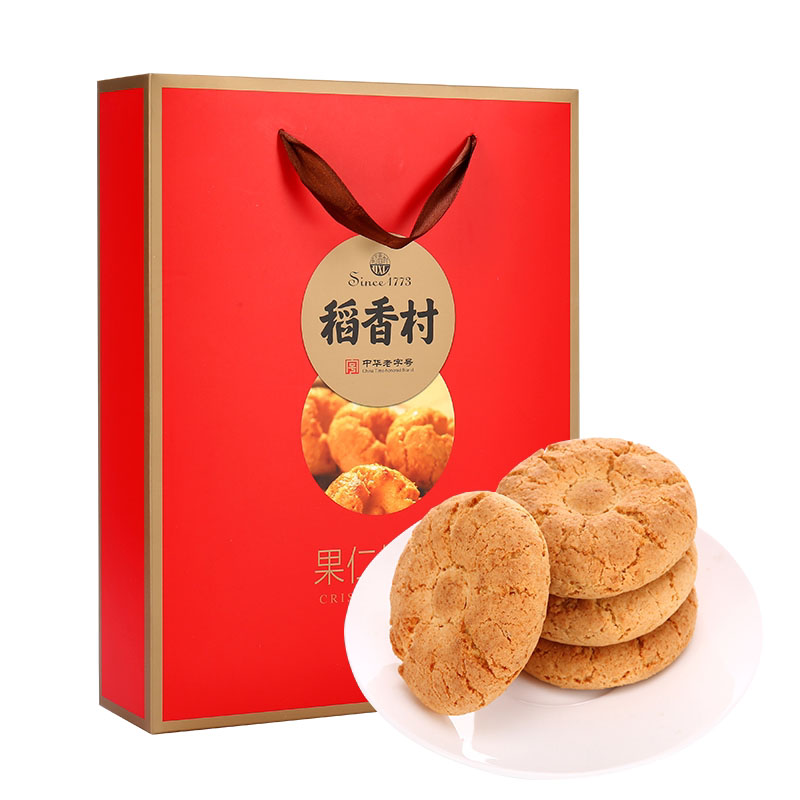 稻香村 2022年果仁桃酥糕点礼盒 传统糕点零食礼盒 新年员工福利