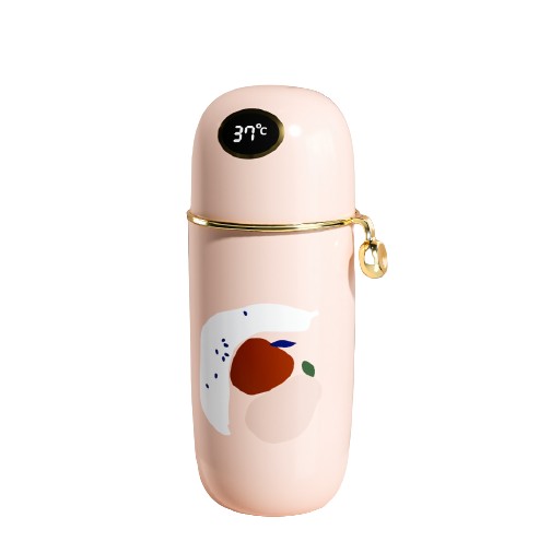 小清新智能测温保温杯礼盒装 创意休闲女生水杯 支持定制logo 节日福利礼品