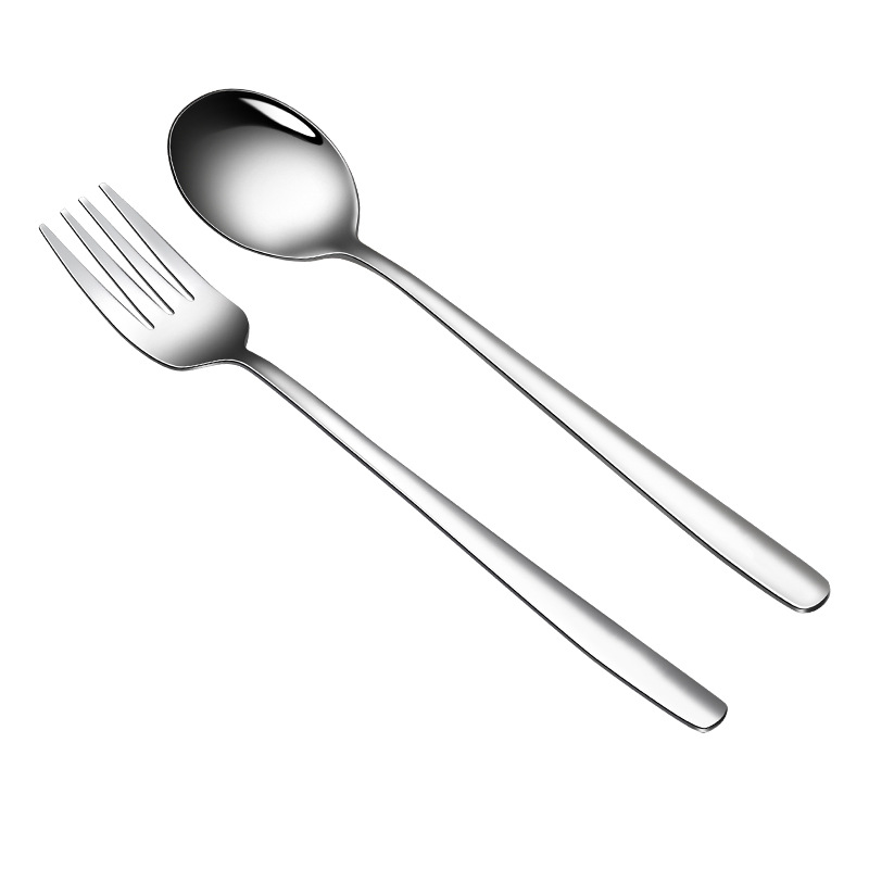 304不锈钢叉勺 家用长柄杓/叉子 家居餐具礼品