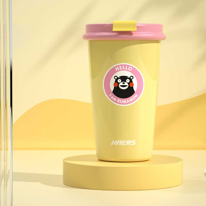 哈尔斯（HAERS）   470ml熊本熊咖啡随行杯高颜值保温杯     发给员工的礼品