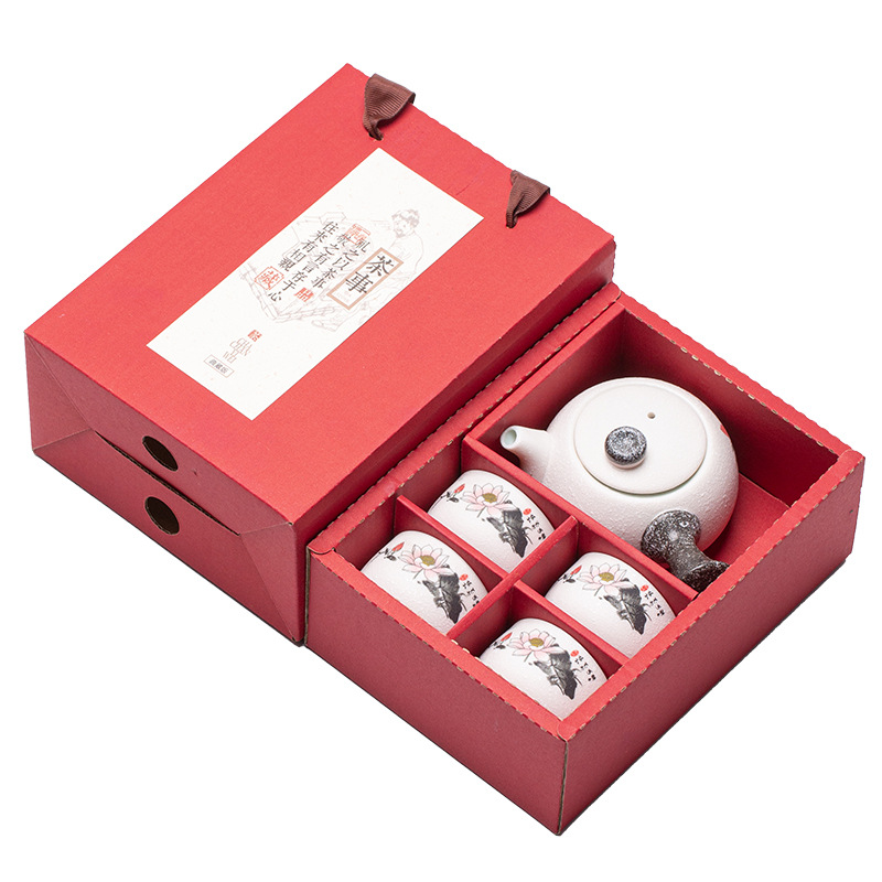 【茶事臻礼】清雅荷花功夫泡茶小套装茶具 商务活动礼品 