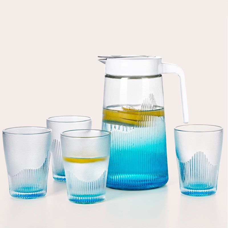 湖光山色水具套装 水具壶1200ml+杯280ml*4 公司活动奖品
