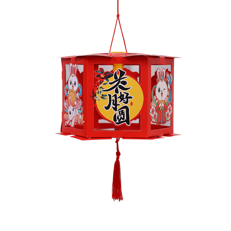 中秋节活动装饰   国风投影走马灯节日灯笼    中秋活动装饰礼品