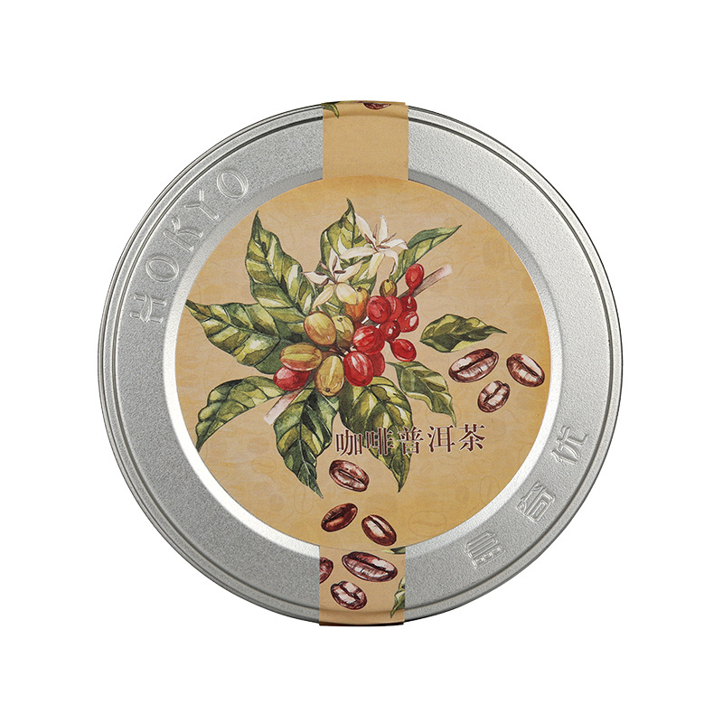 【咖啡普洱】小清新马口铁盒装水果茶 便携冲泡茶30G/罐