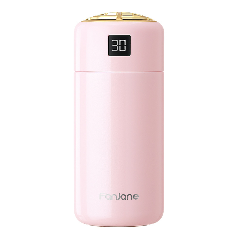 小巧便携智能显温泡茶杯 316不锈钢保温杯320ml 伴手礼定制
