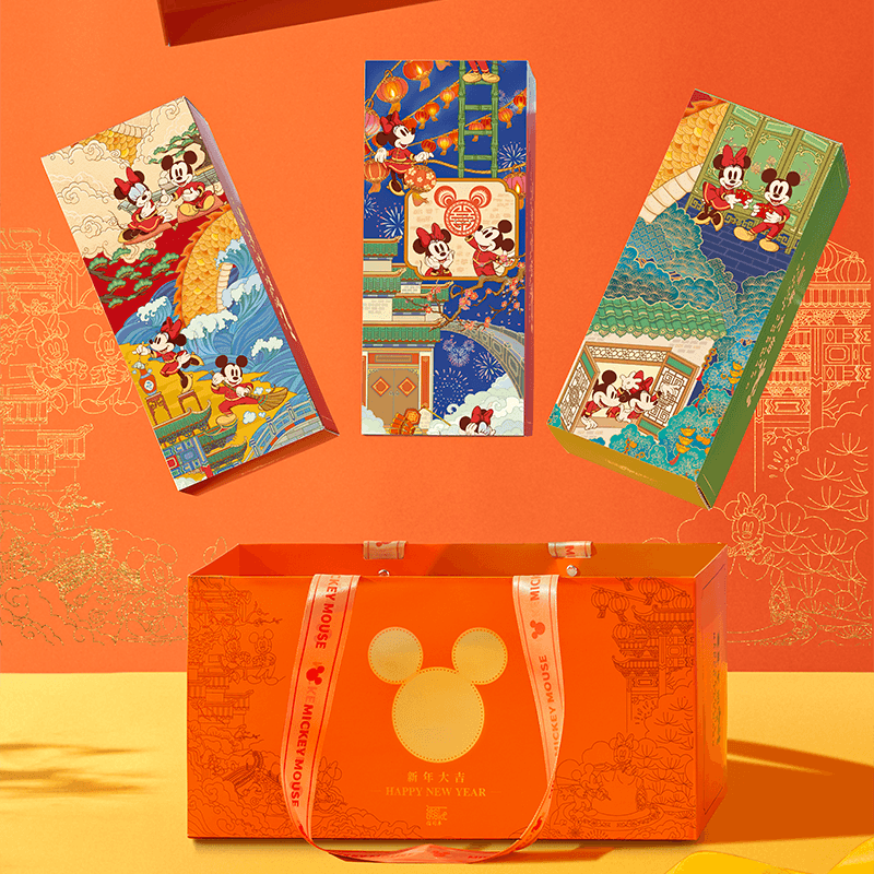 【奇趣多滋】Disney迪士尼 新年曲奇鸡蛋卷软糖零食礼盒 送员工福利礼品