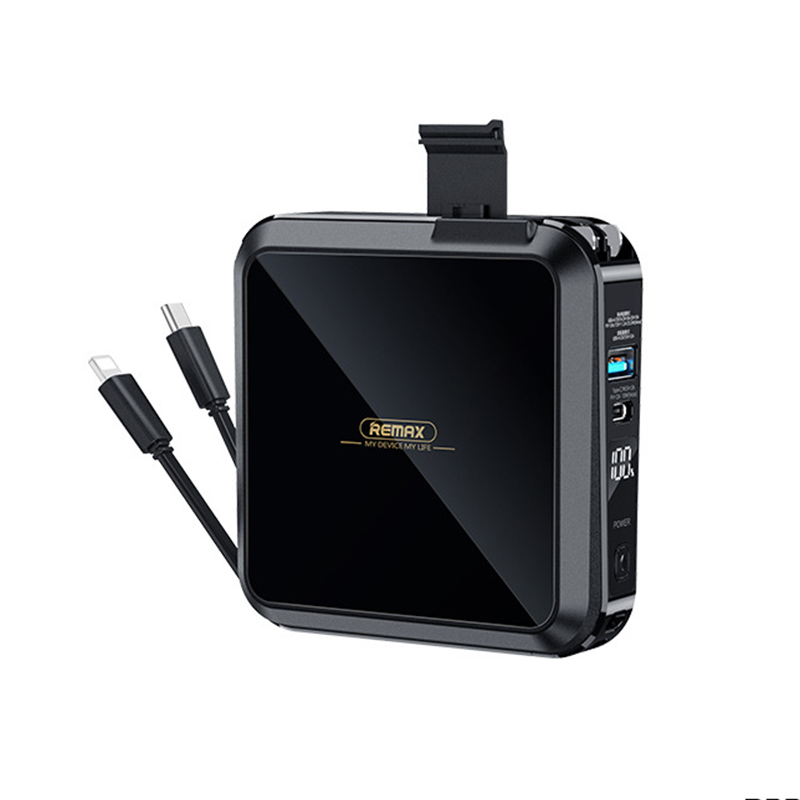 REMAX 无界3 多兼容自带线充电宝15000mAh 自带充电器 送客户礼品