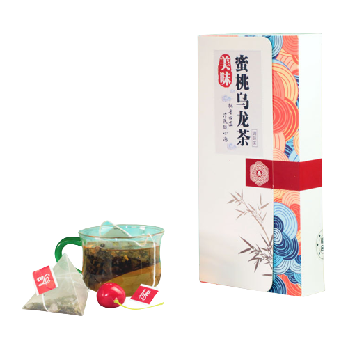 盒装蜜桃乌龙茶 三角茶包袋泡茶60g 伴手礼礼品
