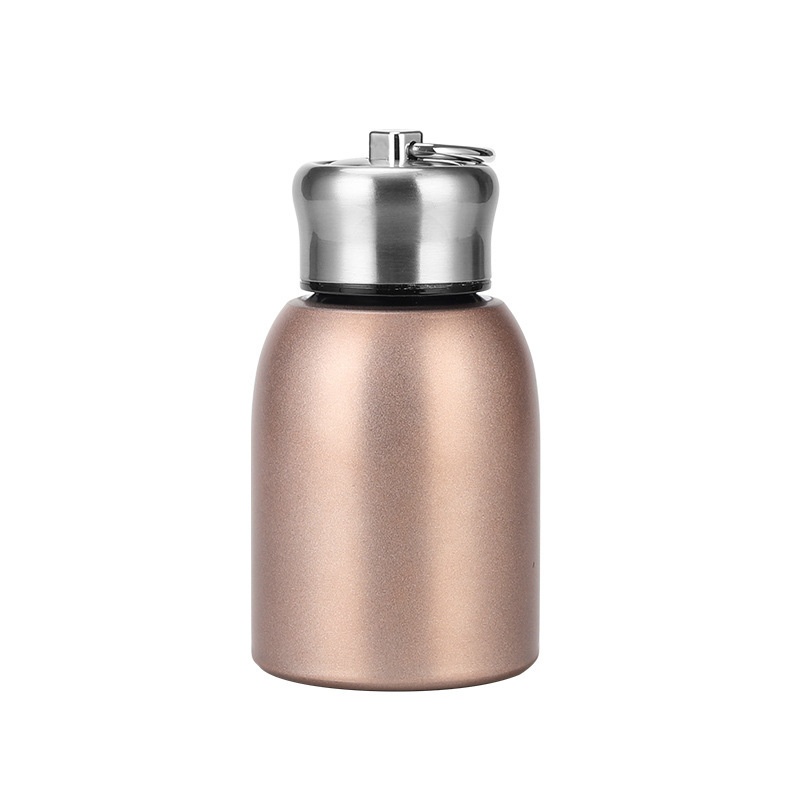 可爱时尚手提保温杯300ml 便携实用口袋杯 展会礼品有哪些